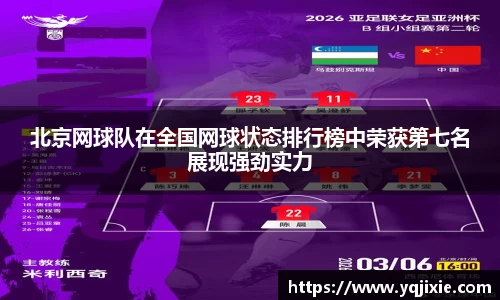 北京网球队在全国网球状态排行榜中荣获第七名展现强劲实力